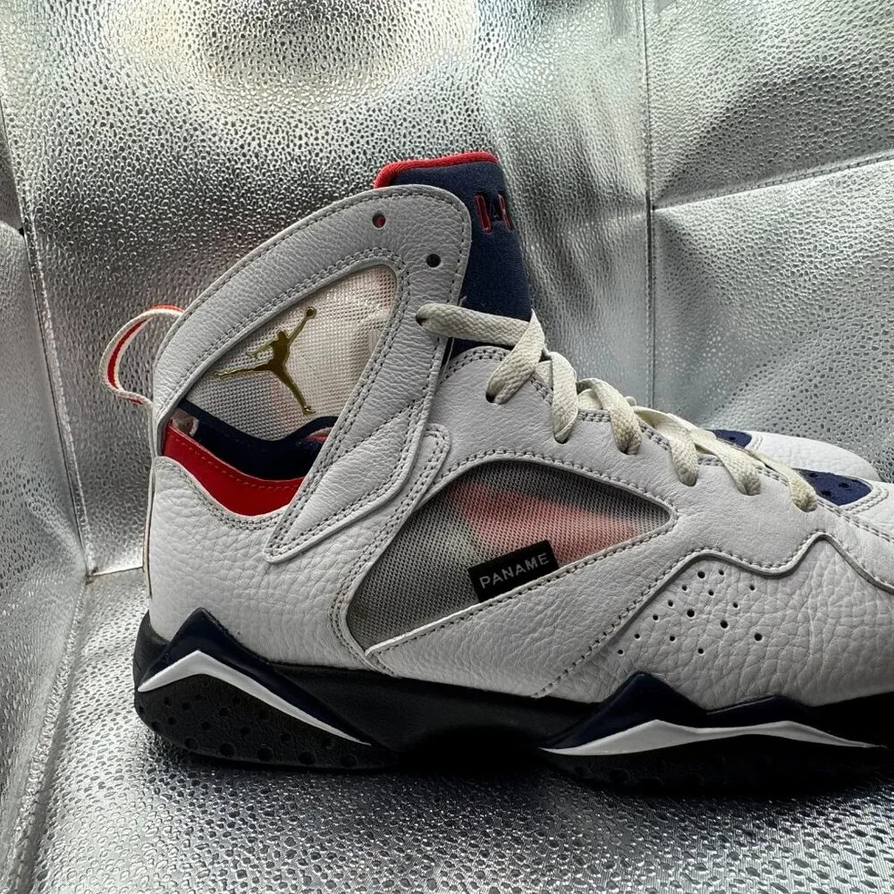 Size‎ 10 Air Jordan 7 Retro BCFC Paris Saint-Germain White Mens Shoes CZ0789-105